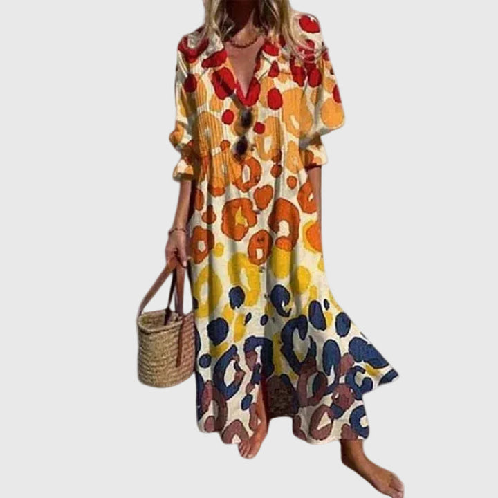 Zariah | Vestido Maxi Bohemio Elegante