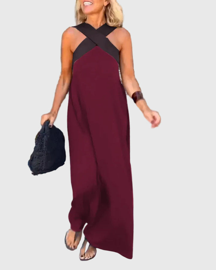 Elena | Vestido Maxi Fluido Elegante