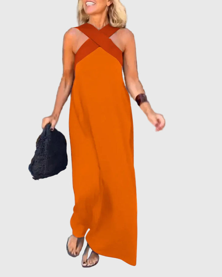 Elena | Vestido Maxi Fluido Elegante