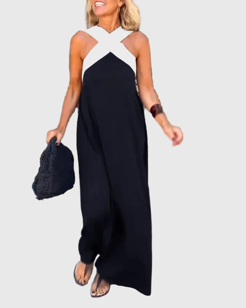 Elena | Vestido Maxi Fluido Elegante