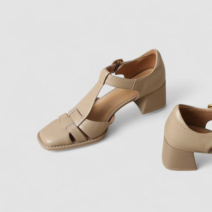 Scarlett – Sandalias ortopédicas T-Strap con talones bloqueados