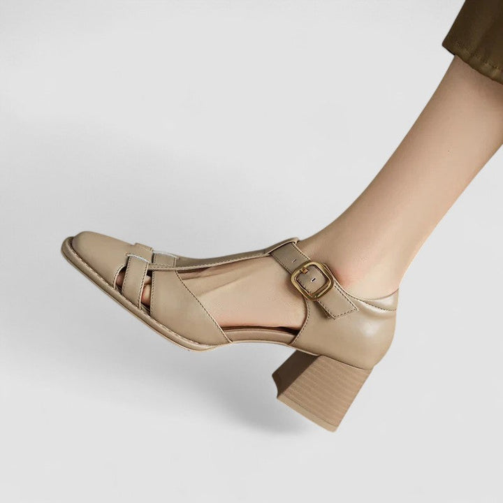 Scarlett – Sandalias ortopédicas T-Strap con talones bloqueados