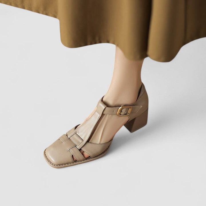 Scarlett – Sandalias ortopédicas T-Strap con talones bloqueados