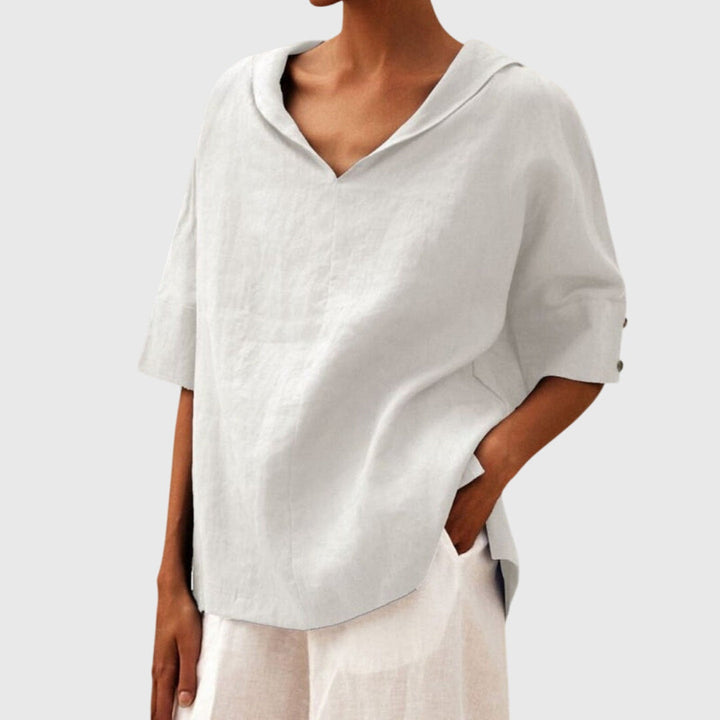 Joanna™ | Blusa Casual de Corte Suelto