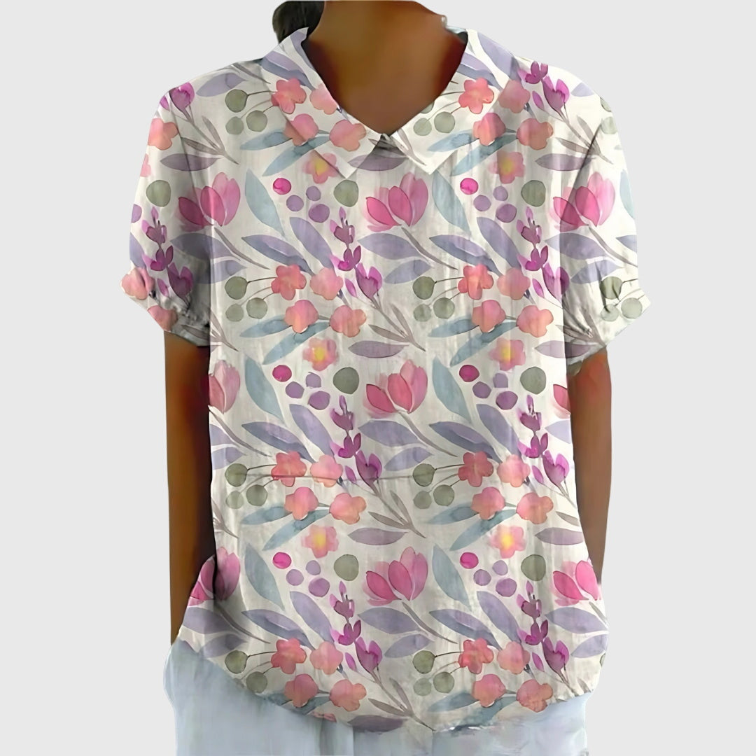 Estampado Floral Blanco / 4XL