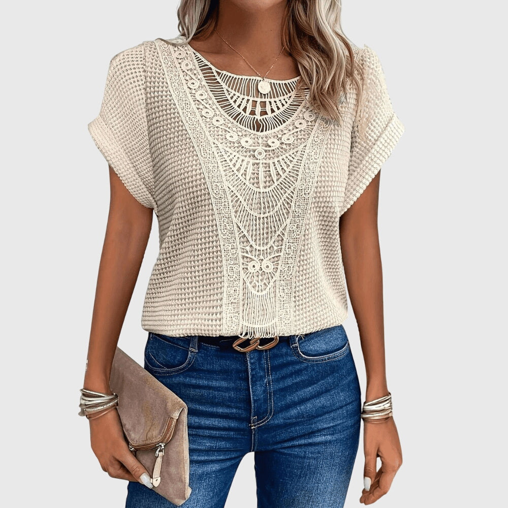 Pearl™ | Blusa Elegante Estilo Ibiza