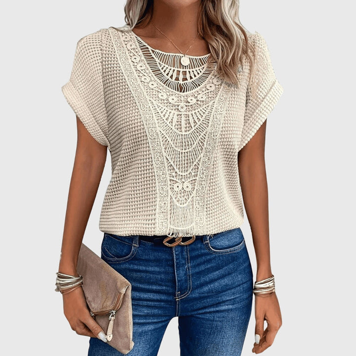 Pearl™ | Blusa Elegante Estilo Ibiza