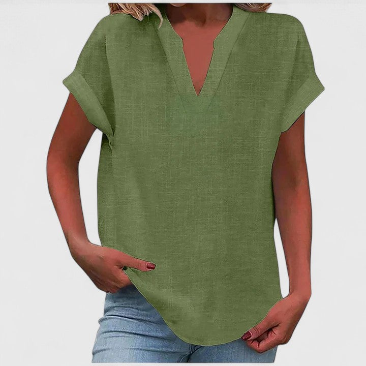 Xavinah | Blusa V-Neck Confortable