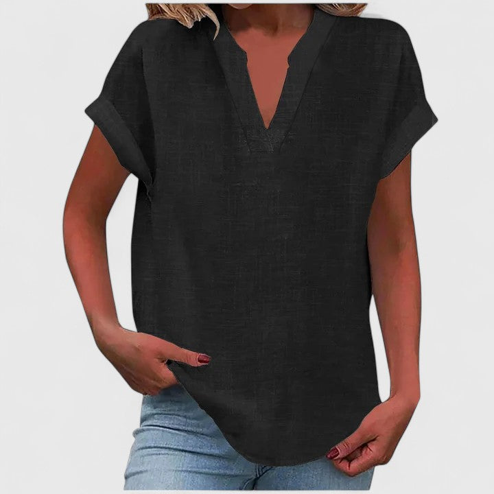 Xavinah | Blusa V-Neck Confortable