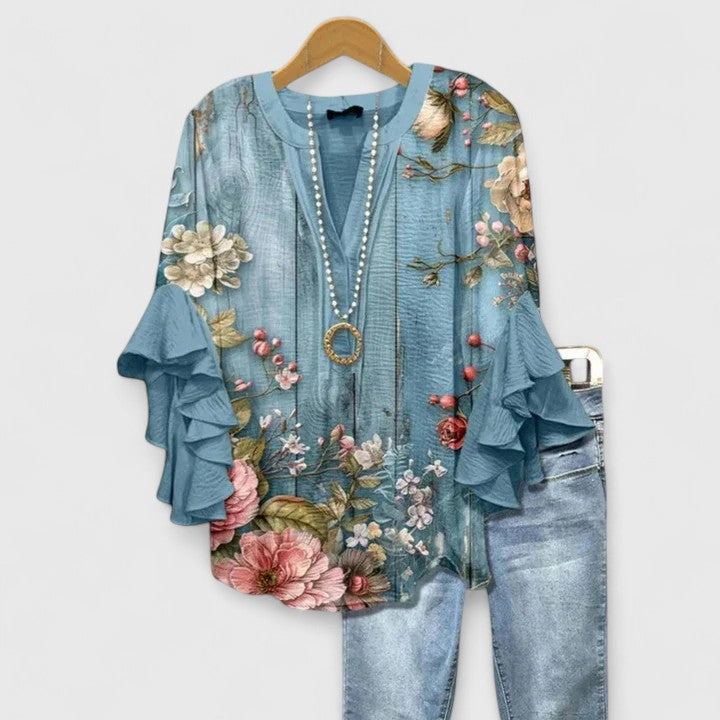 Floral Azul / 3XL