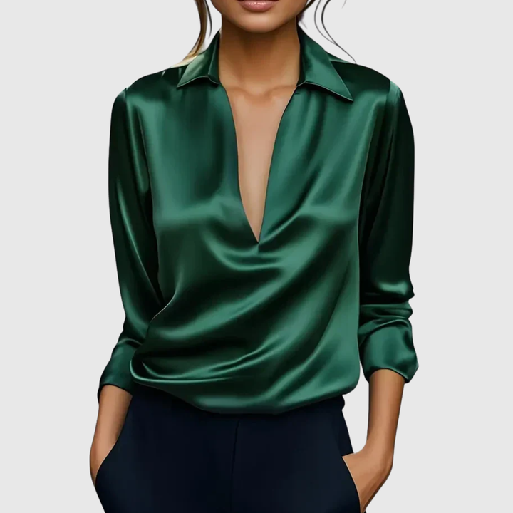 Calvina | Blusa Sofisticada
