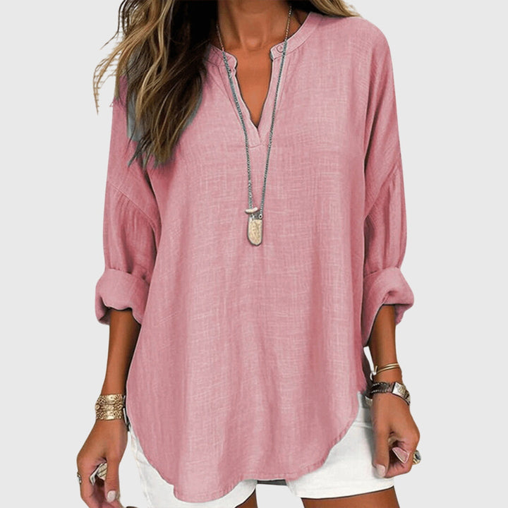 Lenara™ | Camiseta de Playa Elegante y Flotante