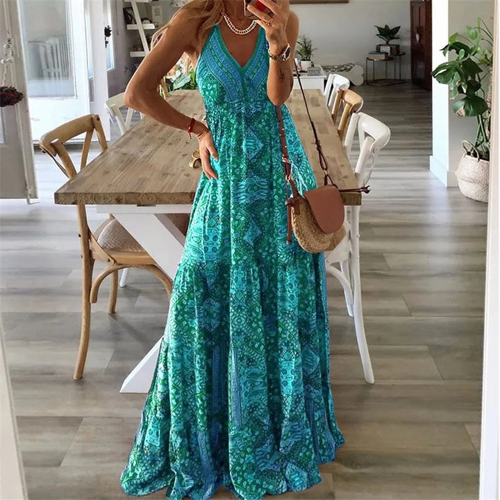 Gweneth - Vestido sin mangas Boho